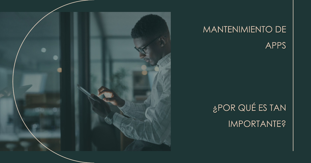 imagen con una persona realizando tareas de mantenimiento en una app android