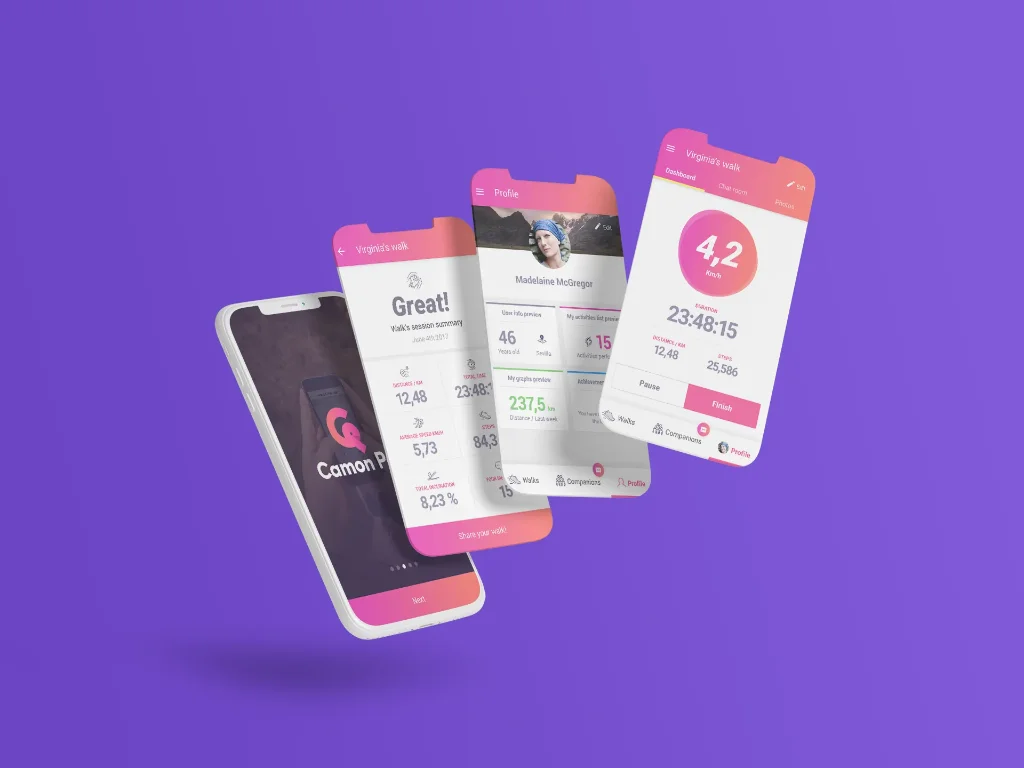 Running App Interface