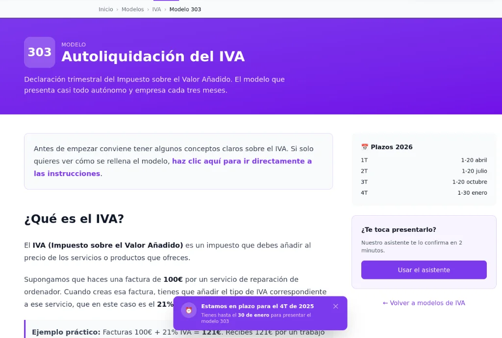 Web Declaración Fácil